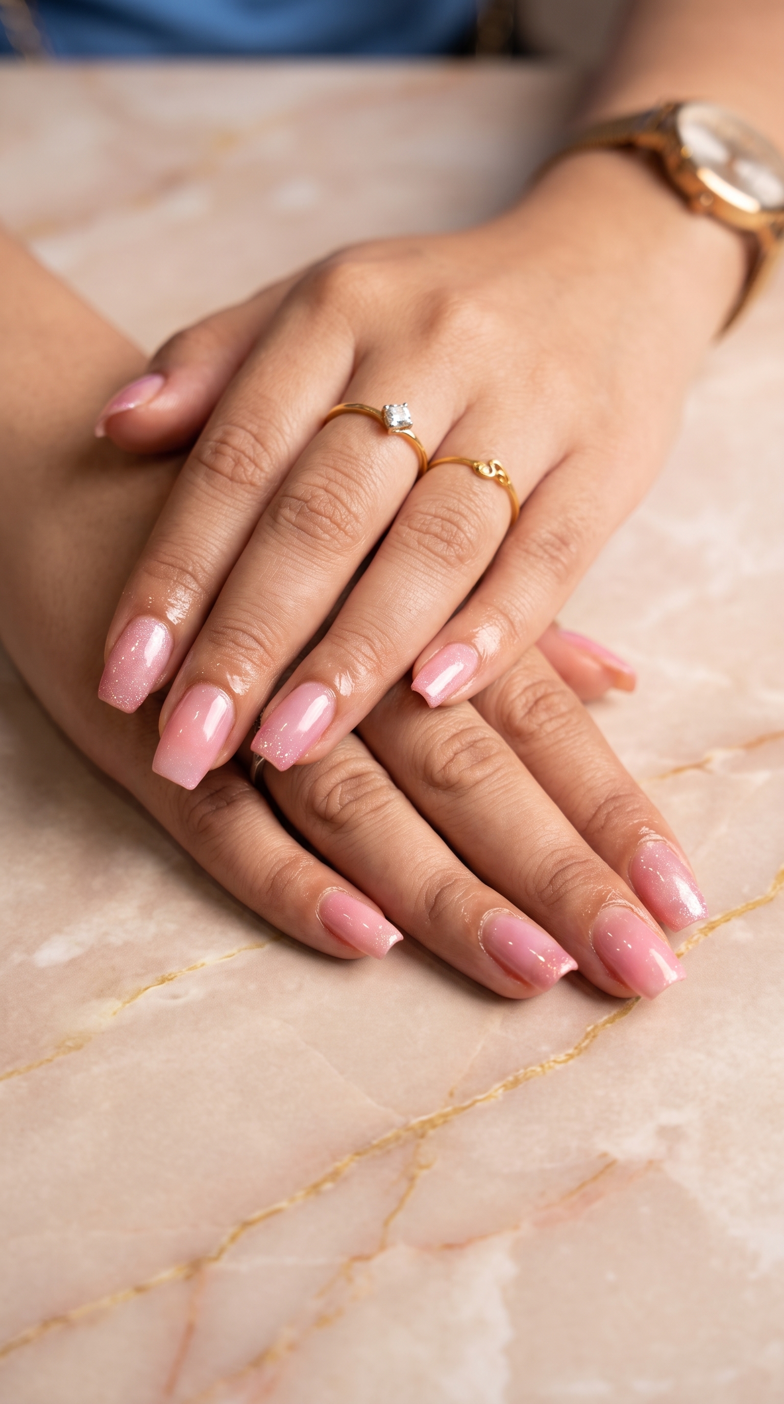 Blush Glitter Extension