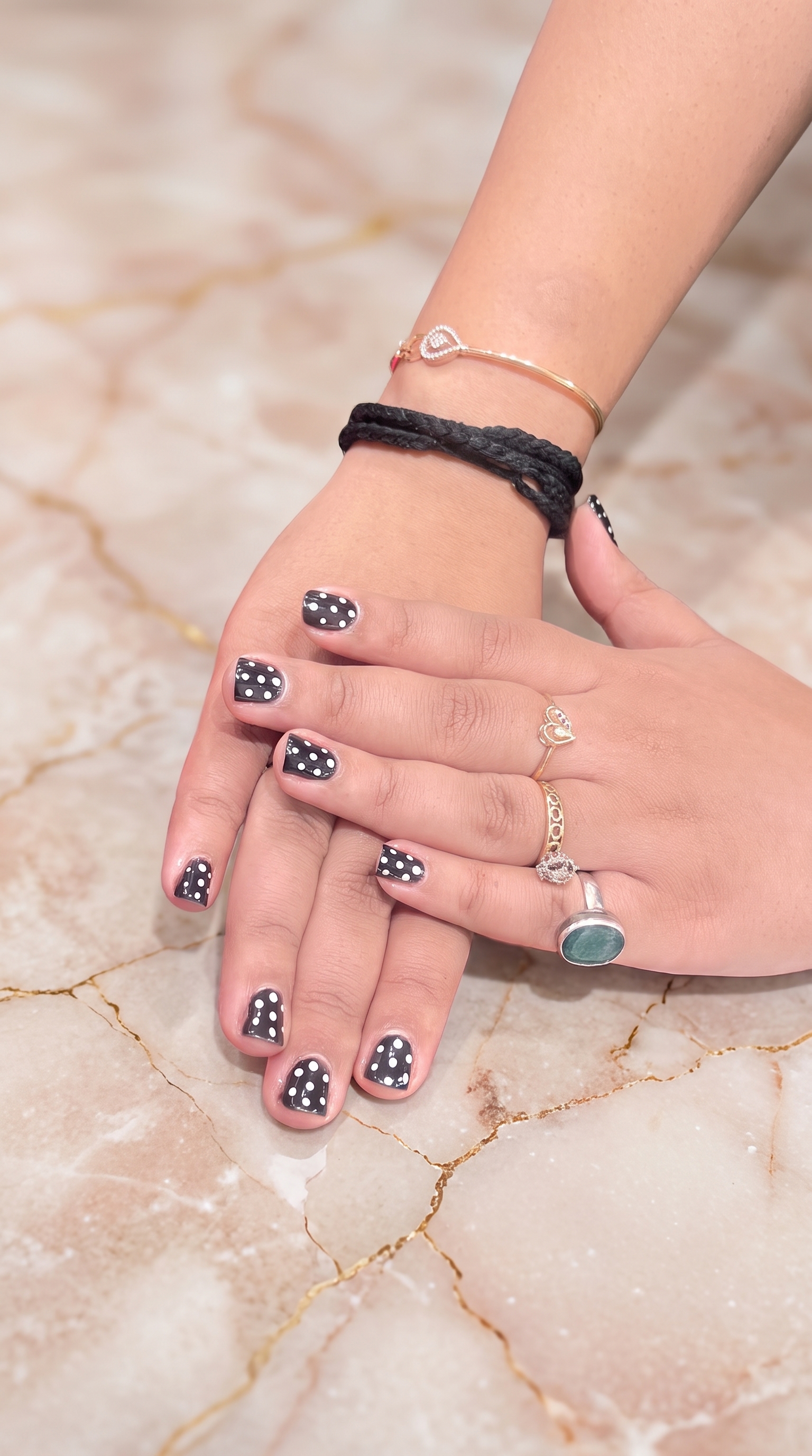 Monochrome Polka Dot